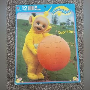 Vintage 1998 Teletubbies MB Milton Bradley Laa-Laa 12 Piece Puzzle